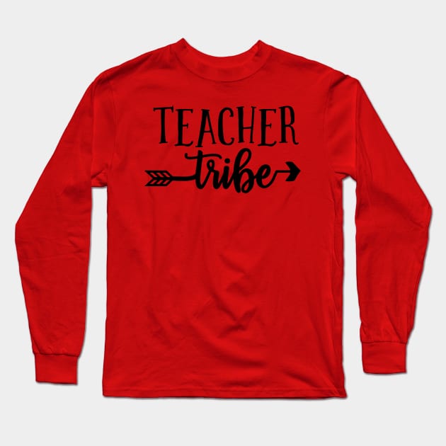 Teacher tribe Long Sleeve T-Shirt by graphicganga